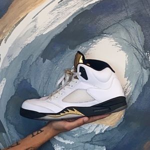 Air Jordan 5 Retro Gold Coin, Size 14